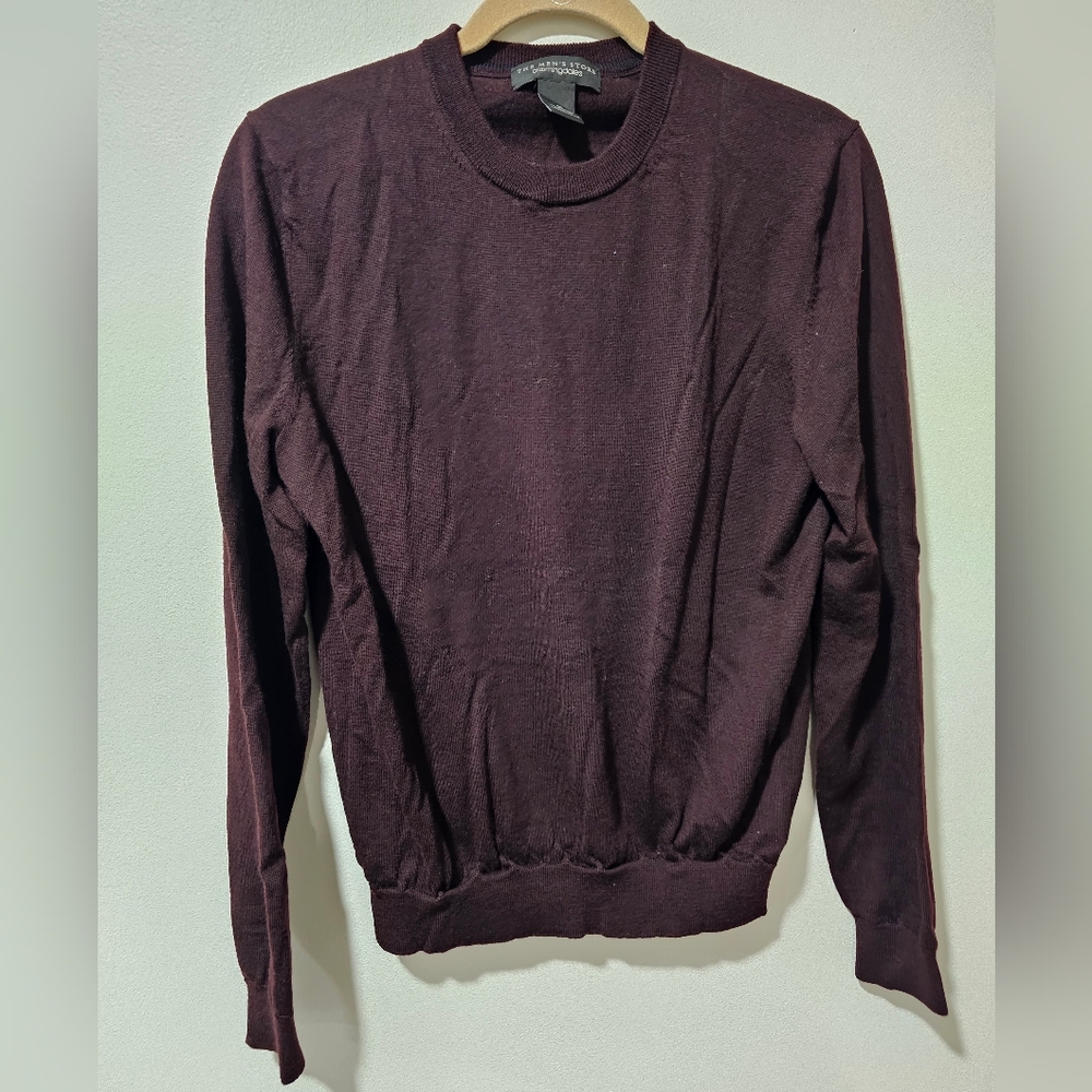 The Men's Store Bloomingdales Merino Wool Crewneck Sweater